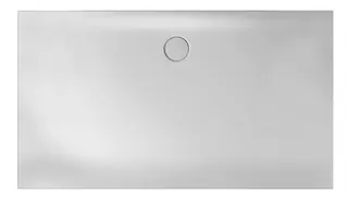 SCALIDO-Stahl-Duschfläche bodeneben 1300x900x30mm weiß