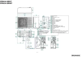 DAIKIN Altherma 3 H HT, Baugröße 18 Wärmepumpen-Außengerät, 3-phasig/400V – Bild 3