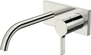 SCALIDO-Waschtisch-Wandarmatur D3 UP Attrappe Rosette eckig verchromt
