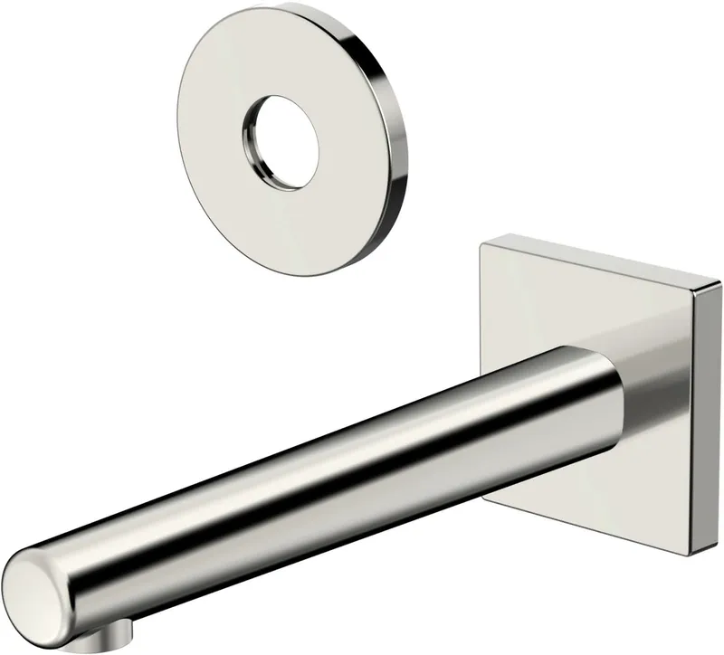 SCALIDO-Wanneneinlauf D3 DN 15 (1/2") Rosette rund+eckig 191mm Ausladung verch