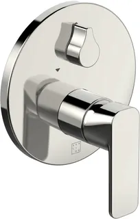 SCALIDO-Wannenarmatur D2 Unterputz- Fertigmontageset Rosette rund verchromt