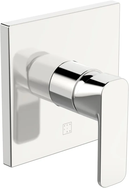 SCALIDO-Brausearmatur D2 Unterputz- Fertigmontageset Rosette eckig verchromt
