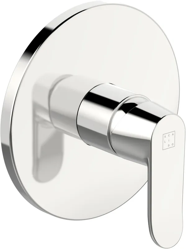 SCALIDO-Brausearmatur D1 Unterputz- Fertigmontageset Rosette rund verchromt