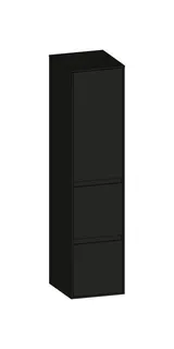 SCALIDO-Mittelschr. SLIM 320x1330x350mm Tür oben links 2 Auszüge Farbvar A/A/A
