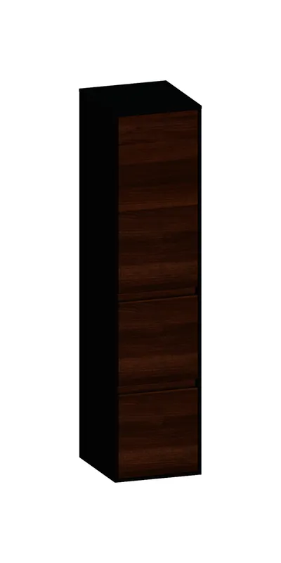 SCALIDO-Mittelschr. SLIM 320x1330x350mm Tür oben rechts 2 Auszüge Farbvar E/V/E