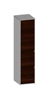 SCALIDO-Mittelschr. SLIM 320x1330x350mm Tür oben links 2 Auszüge Farbvar E/W/E