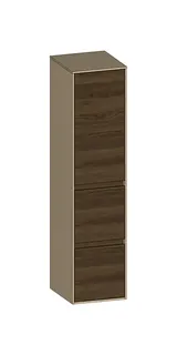 SCALIDO-Mittelschr. SLIM 320x1330x350mm Tür oben links 2 Auszüge Farbvar N/K/N