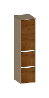 SCALIDO-Mittelschr. SLIM 320x1330x350mm Tür oben links 2 Auszüge Farbvar Sond.