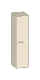 SCALIDO-Mittelschrank SLIM 320x1330x 350mm 2 Türen links Farbvariante K/K/K