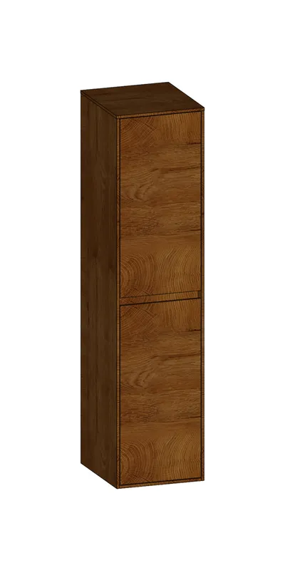 SCALIDO-Mittelschrank SLIM 320x1330x 350mm 2 Türen links Farbvariante S/S/S