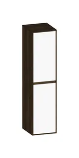 SCALIDO-Mittelschrank SLIM 320x1330x 350mm 2 Türen links Farbvariante W/N/N