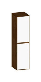SCALIDO-Mittelschrank SLIM 320x1330x 350mm 2 Türen links Farbvariante W/S/S