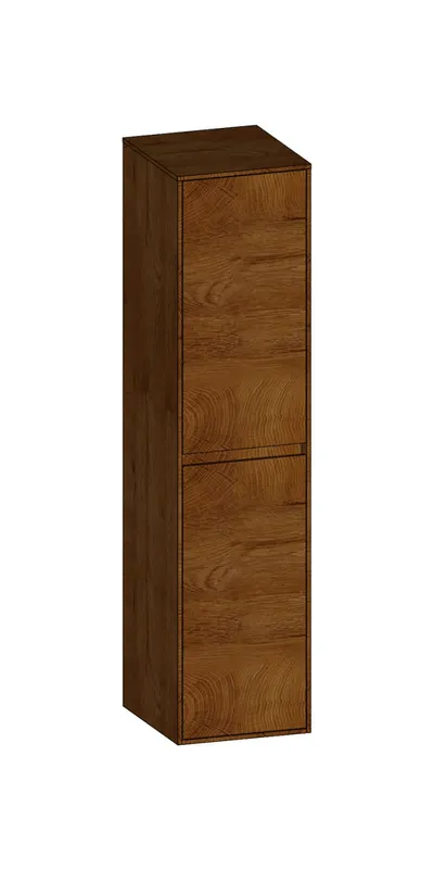 SCALIDO-Mittelschrank SLIM 320x1330x 350mm 2 Türen rechts Farbvariante S/S/S