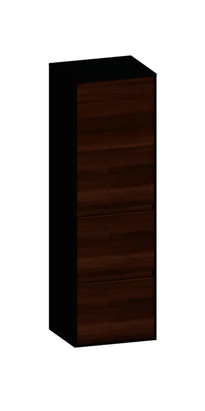 SCALIDO-Mittelschr. SLIM 420x1330x350mm Tür oben links 2 Auszüge Farbvar E/V/E