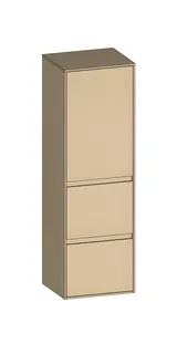 SCALIDO-Mittelschr. SLIM 420x1330x350mm Tür oben links 2 Auszüge Farbvar K/K/K
