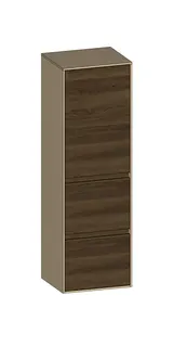 SCALIDO-Mittelschr. SLIM 420x1330x350mm Tür oben links 2 Auszüge Farbvar N/K/N