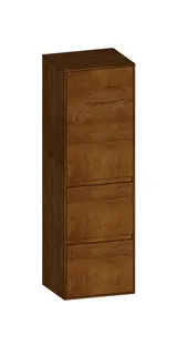 SCALIDO-Mittelschr. SLIM 420x1330x350mm Tür oben links 2 Auszüge Farbvar S/S/S