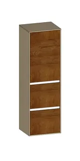 SCALIDO-Mittelschr. SLIM 420x1330x350mm Tür oben links 2 Auszüge Farbvar Sond.