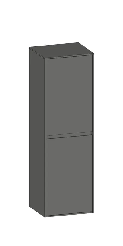 SCALIDO-Mittelschrank SLIM 420x1330x 350mm 2 Türen links Farbvariante A/A/A