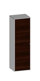 SCALIDO-Mittelschrank SLIM 420x1330x 350mm 2 Türen links Farbvariante E/W/E