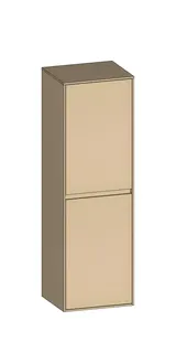 SCALIDO-Mittelschrank SLIM 420x1330x 350mm 2 Türen links Farbvariante K/K/K