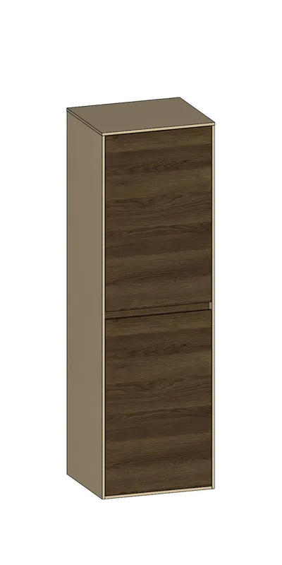 SCALIDO-Mittelschrank SLIM 420x1330x 350mm 2 Türen rechts Farbvariante N/K/N