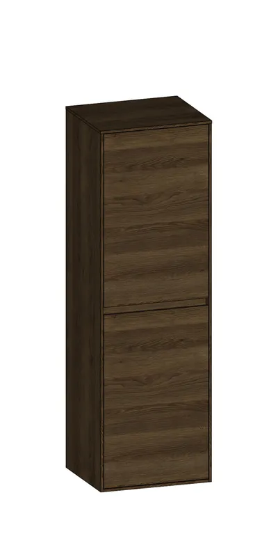 SCALIDO-Mittelschrank SLIM 420x1330x 350mm 2 Türen links Farbvariante N/N/N
