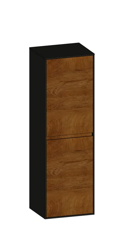 SCALIDO-Mittelschrank SLIM 420x1330x 350mm 2 Türen links Farbvariante S/A/S