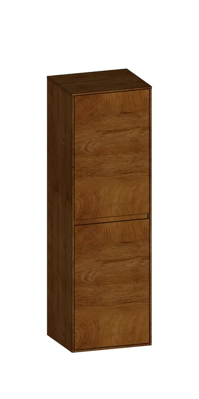 SCALIDO-Mittelschrank SLIM 420x1330x 350mm 2 Türen links Farbvariante S/S/S