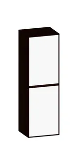 SCALIDO-Mittelschrank SLIM 420x1330x 350mm 2 Türen links Farbvariante W/E/E