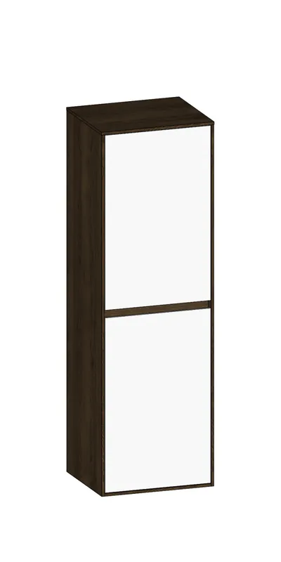 SCALIDO-Mittelschrank SLIM 420x1330x 350mm 2 Türen links Farbvariante W/N/N