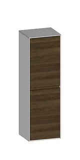 SCALIDO-Mittelschrank SLIM 420x1330x 350mm 2 Türen rechts Farbvariante N/W/N