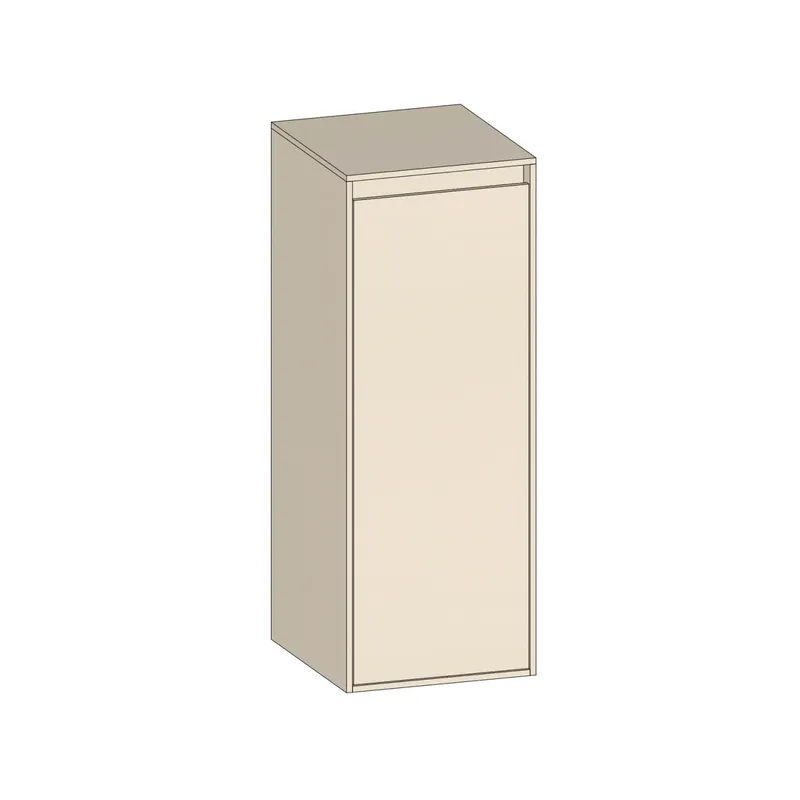 SCALIDO-Mittelschrank KP 320x850x350mm 1 Tür links Farbvariante K/K/K