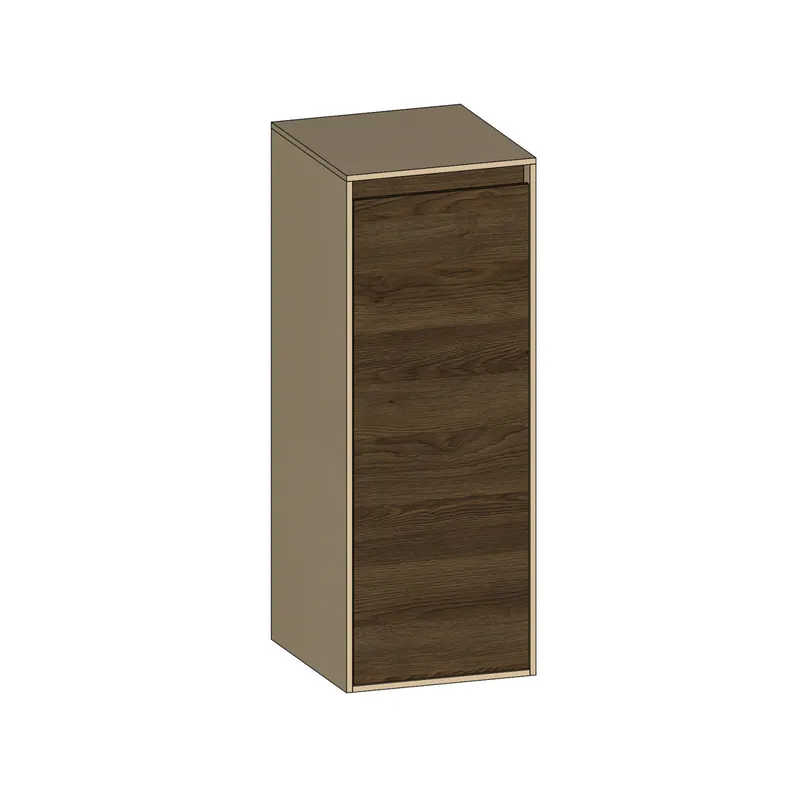 SCALIDO-Mittelschrank KP 320x850x350mm 1 Tür links Farbvariante N/K/N