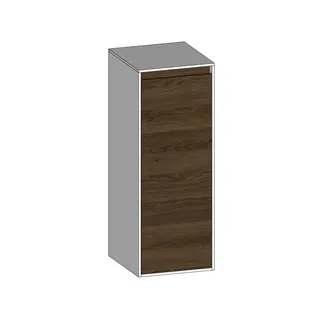 SCALIDO-Mittelschrank KP 320x850x350mm 1 Tür links Farbvariante N/W/N