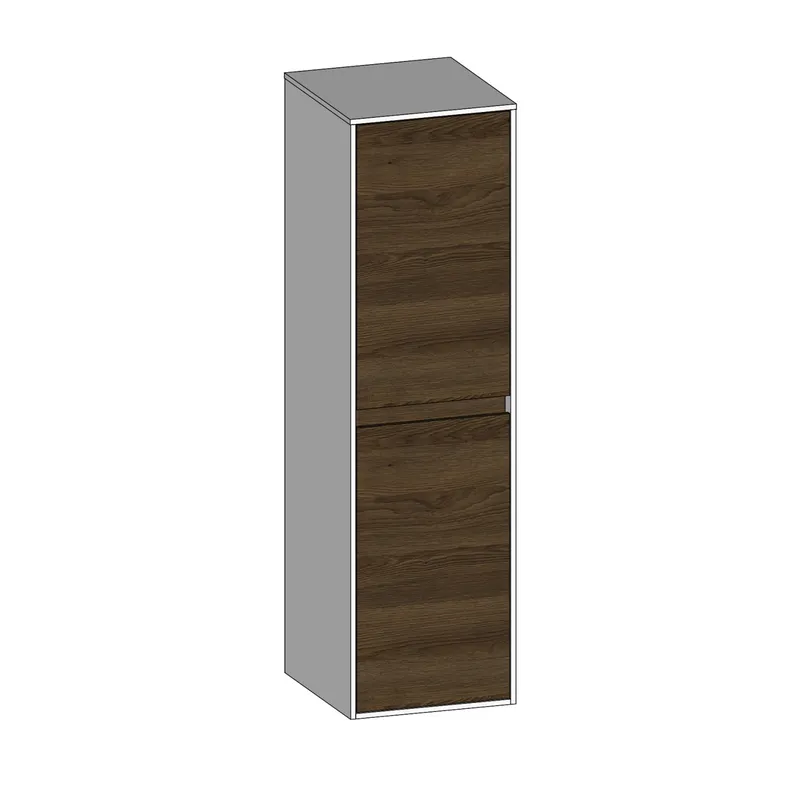 SCALIDO-Mittelschrank KP 320x1130x350mm 2 Türen rechts Farbvariante N/W/N