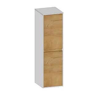 SCALIDO-Mittelschrank KP 320x1130x350mm 2 Türen links Farbvariante S/W/S