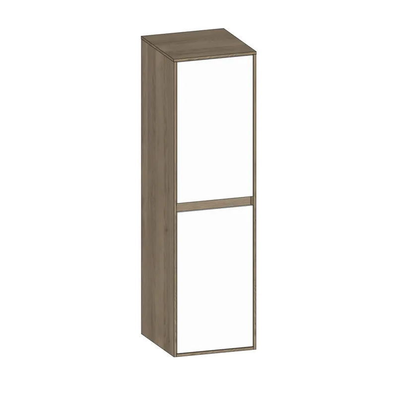 SCALIDO-Mittelschrank KP 320x1130x350mm 2 Türen links Farbvariante W/N/N
