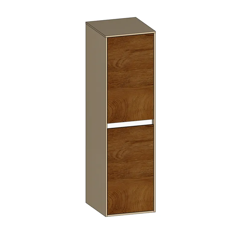 SCALIDO-Mittelschrank KP 320x1130x350mm 2 Türen links Farbvariante Sonder