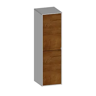 SCALIDO-Mittelschrank KP 320x1130x350mm 2 Türen rechts Farbvariante S/W/S