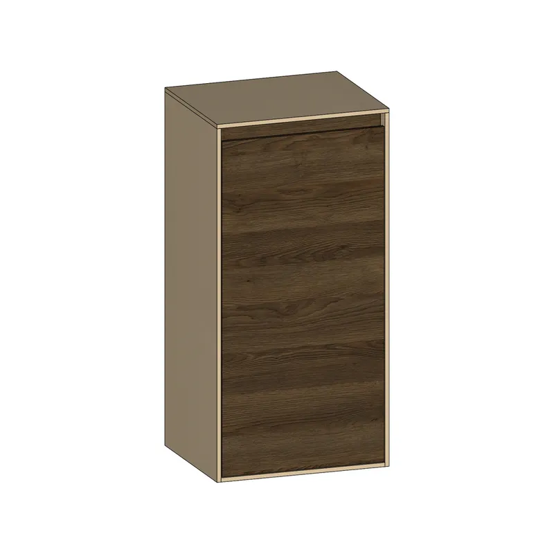 SCALIDO-Mittelschrank KP 420x850x350mm 1 Tür rechts Farbvariant N/K/N