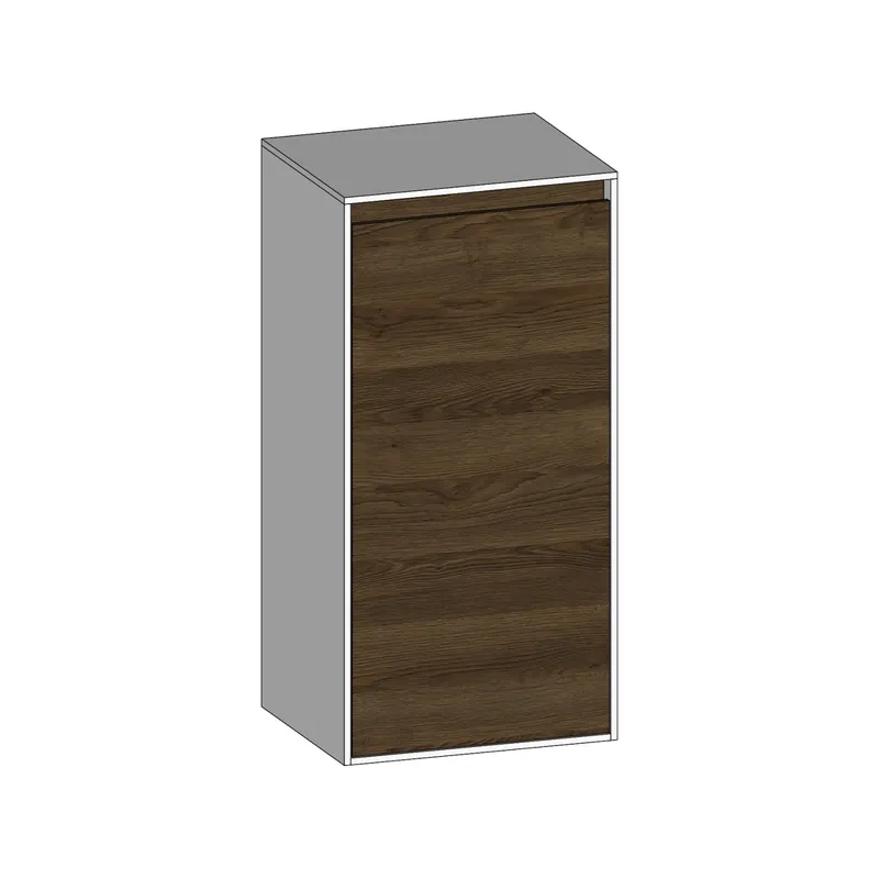 SCALIDO-Mittelschrank KP 420x850x350mm 1 Tür rechts Farbvariant N/W/N