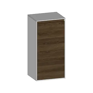 SCALIDO-Mittelschrank KP 420x850x350mm 1 Tür links Farbvariante N/W/N