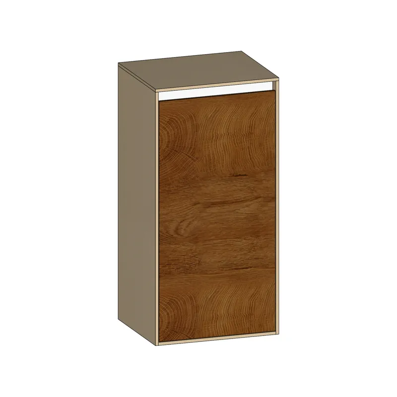 SCALIDO-Mittelschrank KP 420x850x350mm 1 Tür links Farbvariant Sonder