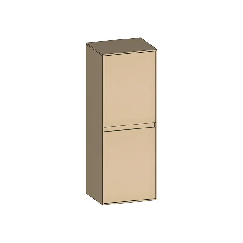 SCALIDO-Mittelschrank KP 420x1130x350mm 2 Türen rechts Farbvariante K/K/K