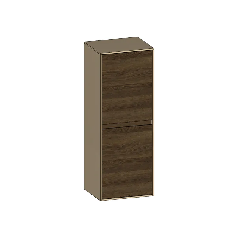 SCALIDO-Mittelschrank KP 420x1130x350mm 2 Türen rechts Farbvariante N/K/N