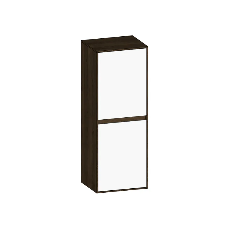 SCALIDO-Mittelschrank KP 420x1130x350mm 2 Türen links Farbvariante W/N/N