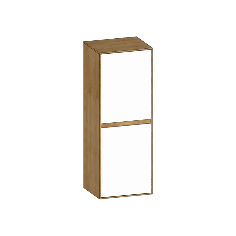 SCALIDO-Mittelschrank KP 420x1130x350mm 2 Türen links Farbvariante W/S/S