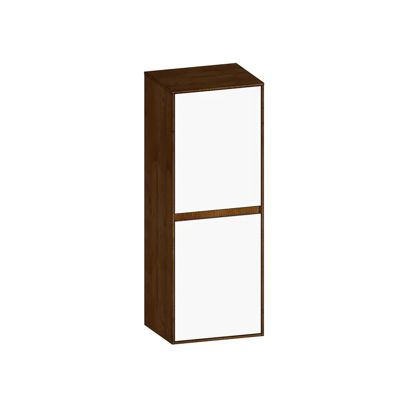 SCALIDO-Mittelschrank KP 420x1130x350mm 2 Türen rechts Farbvariante W/S/S