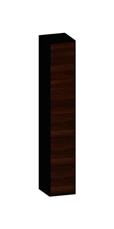 SCALIDO-Hochschrank SLIM 320x1830x350mm 1 Tür links 2 Auszüge Farbvar. E/V/E